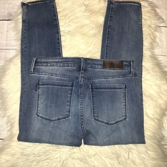 Parker Smith Denim Cropped Jeans Ankle Slit - Picture 3 of 8